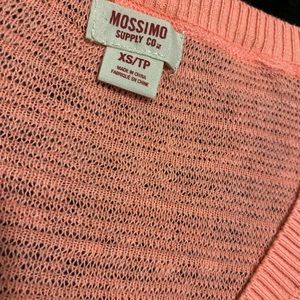 Mossimo Peach short sleeve cardigan